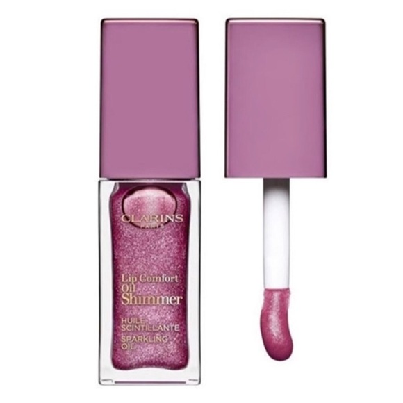 Clarins Lip Comfort Oil Shimmer 02 Purple Rain, 7 mL/0.2oz FULL SIZE, New in box - Picture 3 of 9